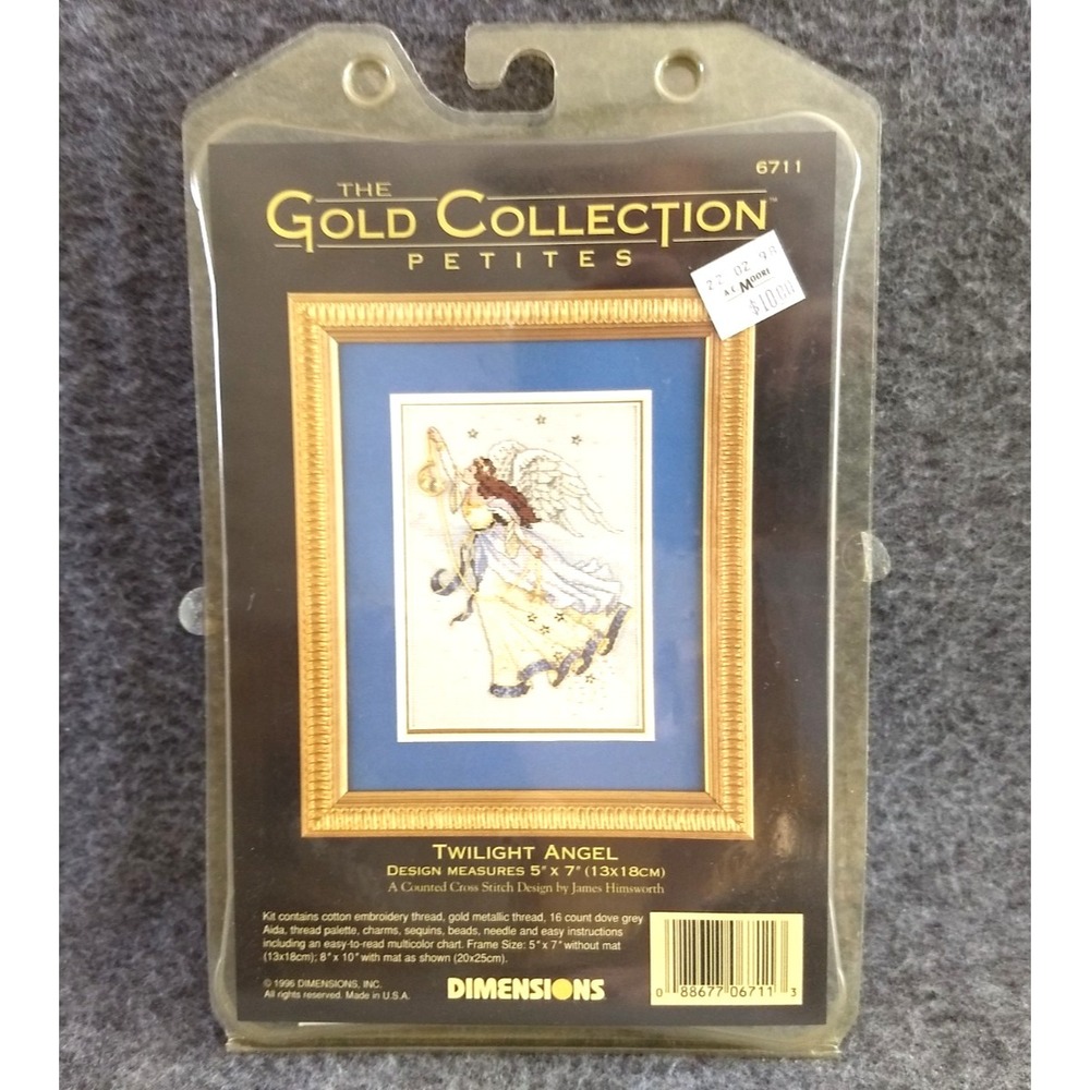 Dimensions Gold Collection Petites Counted Cross Stitch Kit Twilight Angel NEW